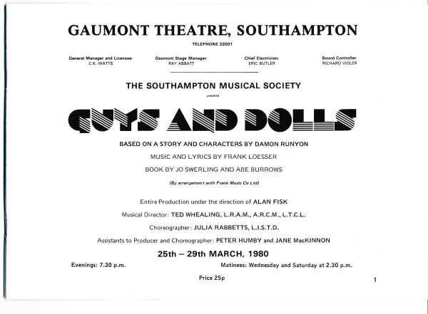 image MT1 GUYS AND DOLLS 2